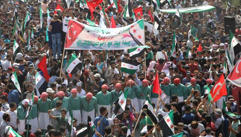لقطات من مظاهرات إدلب وريفها 21 - 9- 2018