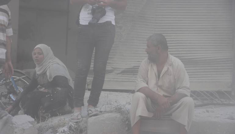 بشار يجدد قصف ادلب ويزرع الموت مجددا ... شاهد
