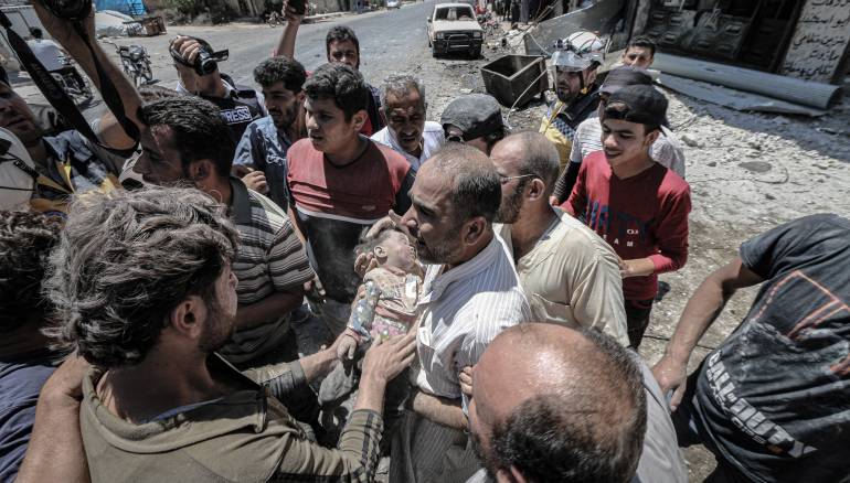 مجزرة جديدة في أورام الجوز بإدلب