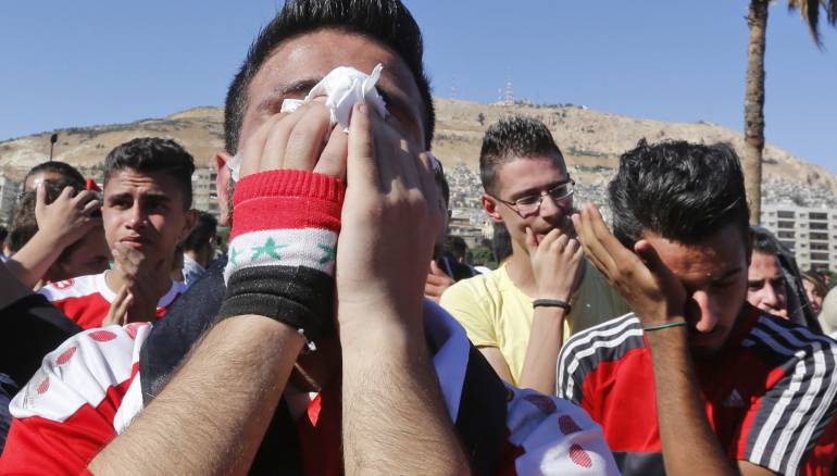 صور موالين في سيدني ودمشق، بعد مبارة #منتخب_الأسد واستراليا...